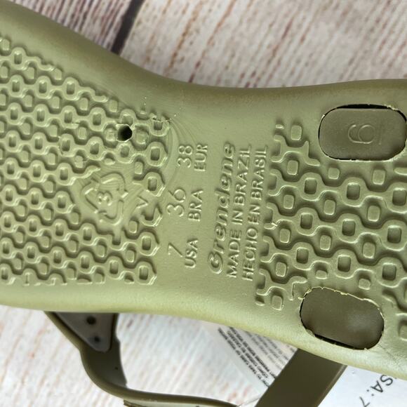 Ipanema Class Rockstar Women's 7 Sandals Green Beige - Picture 10 of 11